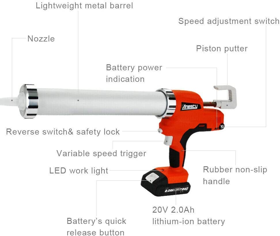 Battery-Powered Dual Applicator Gun