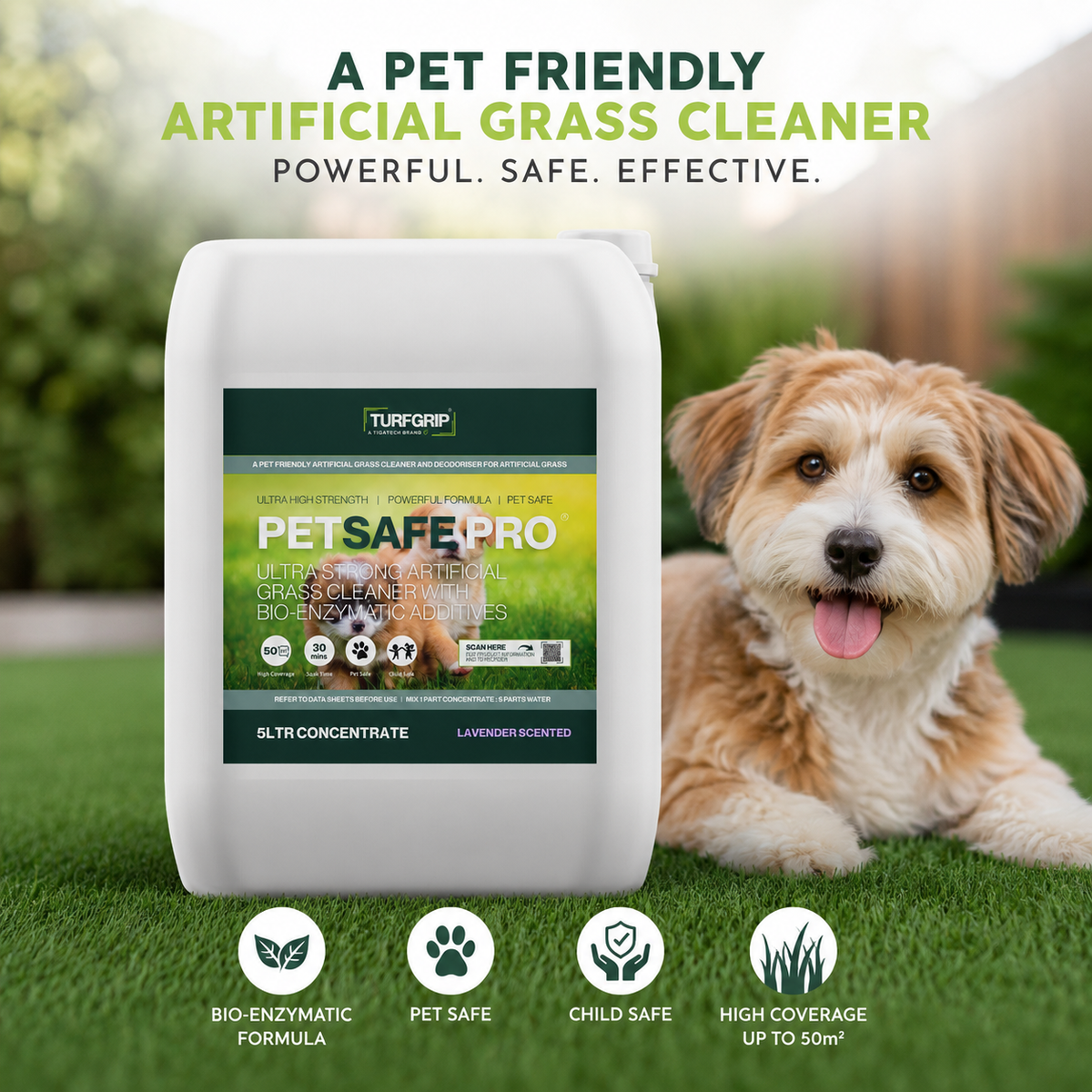 PetSafe Pro Artificial Grass Cleaner + Bio Enzymes